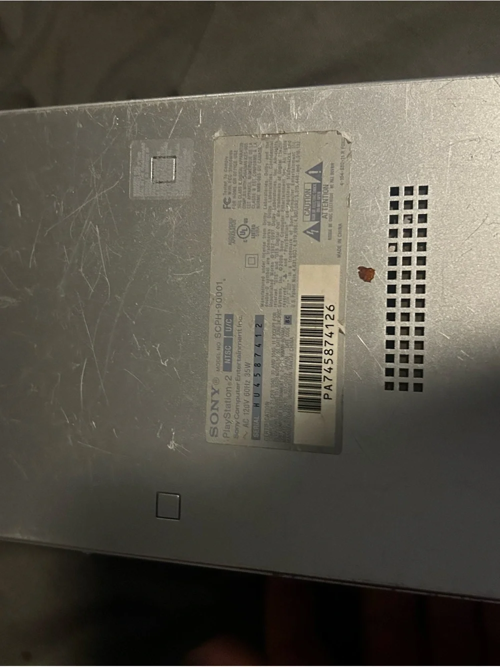 Sony Silver PlayStation 2 Slim Console